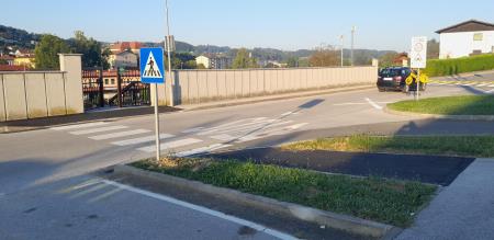 prehod za pešce vrtec Livada 